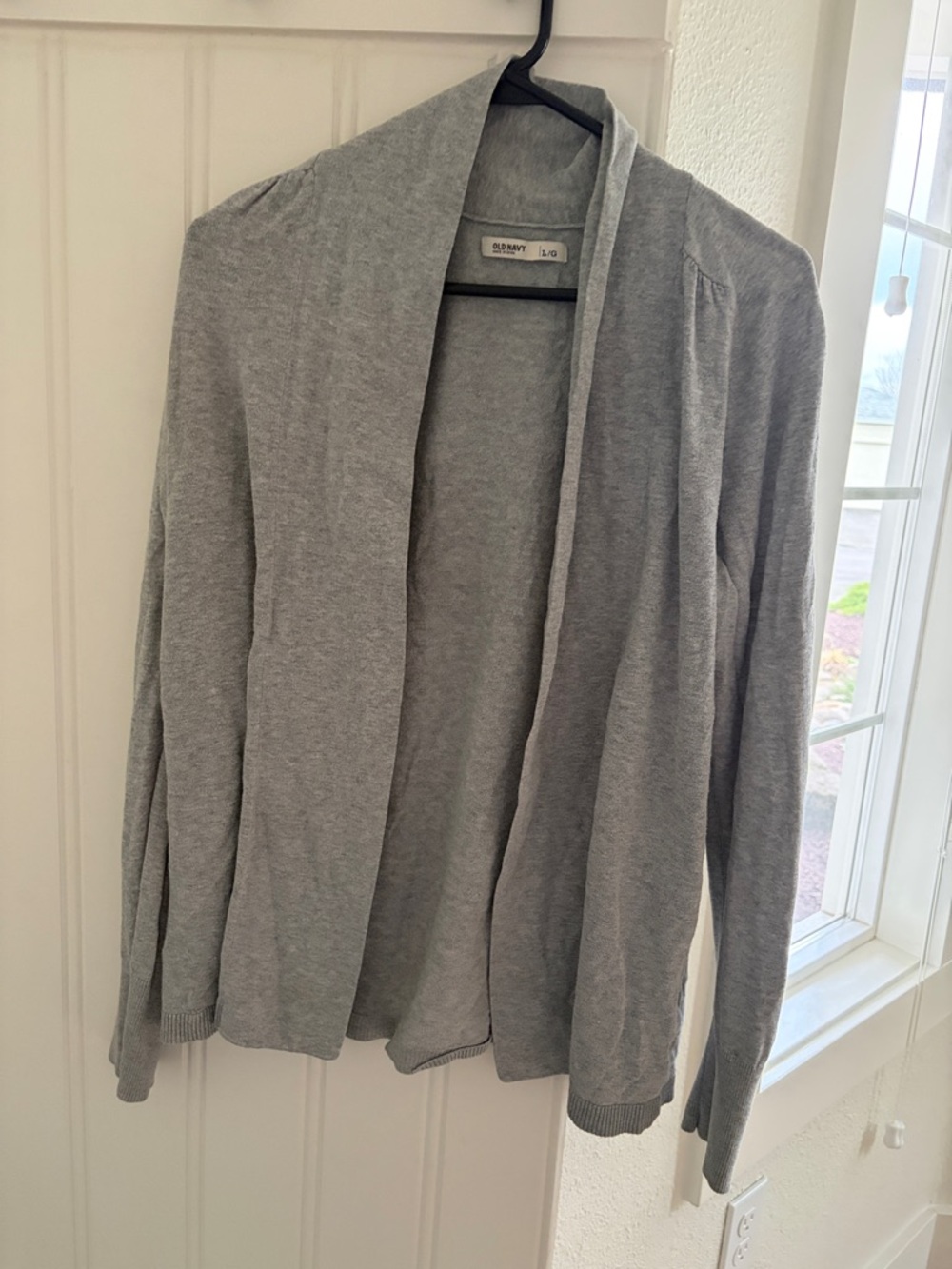Old Navy - Women’s Heather Gray Open-Front Women's Cardigan - L